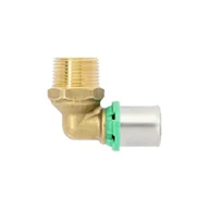 Akcesoria hydrauliczne - EQUATION Kolanko 20 mm M3/4"" - miniaturka - grafika 1