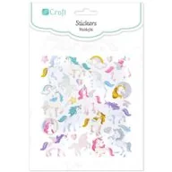 Zabawki kreatywne - Dalprint Naklejki - jednorożce - miniaturka - grafika 1