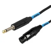 Kable - SSQ XZJM1 - kabel Jack MONO - XLR Żeński 1 metrowy - miniaturka - grafika 1