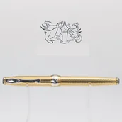 Pióra wieczne - Pióro wieczne Grifos Draco - pozłacane srebro 925 - miniaturka - grafika 1