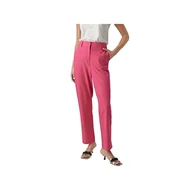 Spodnie damskie - VERO MODA Damskie spodnie Vmzelda H/W Straight Pant Exp Noos, różowy, 36W / 32L - miniaturka - grafika 1