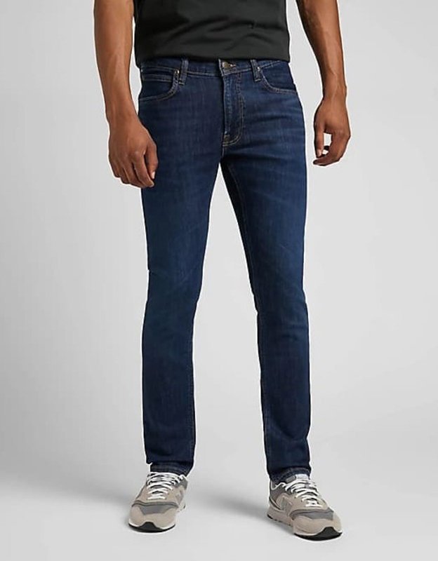 Lee Daren Zip Fly Męskie Spodnie Jeansowe Deep Water L707Pxee-W31 L30