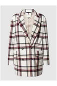 Marynarki i żakiety damskie - Żakiet ze wzorem w kratę model GLOBAL STRIPE CHECK - Tommy Hilfiger - miniaturka - grafika 1