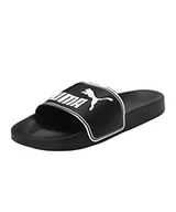 Kapcie damskie - PUMA Leadcat kapcie dla dorosłych, uniseks, czarny - czarny biały - 35.5 eu - miniaturka - grafika 1