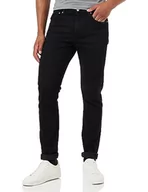 Spodenki męskie - Calvin Klein Jeans Męskie spodnie zwężane, Czarny jeans, 40W / 34L - miniaturka - grafika 1