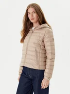 Kurtki damskie - Tommy Hilfiger Kurtka puchowa WW0WW46788 Beżowy Regular Fit - miniaturka - grafika 1
