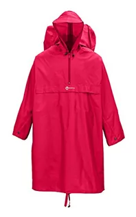 Kurtki męskie - Wäfo waefo unisex plecak tradycyjne poncho, czerwony, m 4007_00231 - grafika 1