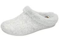 Kapcie damskie - Manitu Damskie kapcie 320166-91, jasnoszare, rozmiar 39, jasnoszary, 39 eu - miniaturka - grafika 1
