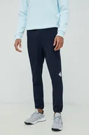 Spodnie męskie - adidas Performance spodnie treningowe D4T męskie kolor granatowy gładkie - miniaturka - grafika 1