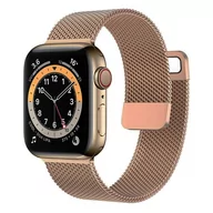 Akcesoria do smartwatchy - Milanese Metal Pasek Bransoleta Do Apple Watch 38/40/41Mm (Rose Gold) - miniaturka - grafika 1