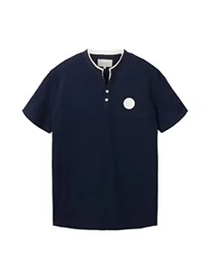 TOM TAILOR Koszulka męska 1036346, 10668-Sky Captain Blue, XXL, 10668 - Sky Captain Blue, XXL - Koszulki męskie - miniaturka - grafika 1
