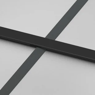 Drzwi przesuwne, czarne, 76x205 cm, szkło hartowane, aluminium 8721012120419 - Drzwi wewnętrzne - miniaturka - grafika 7