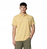 Koszulki męskie - Koszulka męska Columbia Utilizer Polo- Sand Dune M - miniaturka - grafika 1