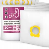 Worki do odkurzaczy - 20x Worek do Odkurzacza Rowenta RO320 Syntetyczny Mikrowłókna Duży Worki G9 - miniaturka - grafika 1