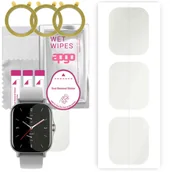Akcesoria do smartwatchy - 3x Folia hydrożelowa MATOWA do Amazfit GTS 2 - apgo Smartwatch Hydrogel MATTE Protection Ochrona na ekran smartwatcha - miniaturka - grafika 1