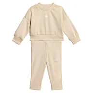 Odzież sportowa dziecięca - adidas uniseks-baby SEASONALS SWEAT SET, Crystal Linen/white, 2-3 Years - miniaturka - grafika 1