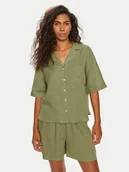 Koszule damskie - ONLY Koszula Tokyo 15314215 Khaki Regular Fit - miniaturka - grafika 1