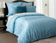 Pościel - Pościel Satynowa 220X200  4769/1 Turkusowa Romby - miniaturka - grafika 1