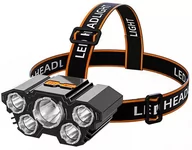 Latarki - Latarka Czołowa L-T21 Posiada 4 Tryby Pracy 5 Super Jasnych Diod Led - miniaturka - grafika 1
