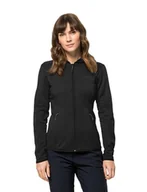 Kurtki damskie - Jack Wolfskin Damska kurtka Baiselberg, czarna, XS - miniaturka - grafika 1