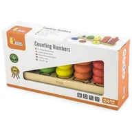 Zabawki interaktywne dla dzieci - VIGA PIRAMIDKI -LICZ KOLORAMI (1452) - miniaturka - grafika 1