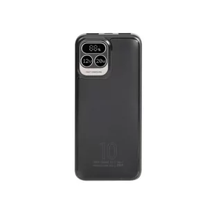 RIVACASE Powerbank VA2511 10000 mAh USB-C 20W + LCD czarny - Powerbanki - miniaturka - grafika 1