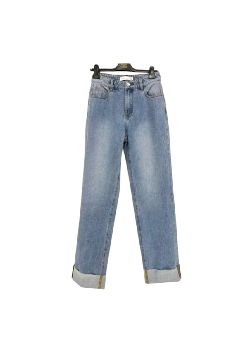 Jeans palazzo Donna TRASH AND LUXURY con cintura swarosky