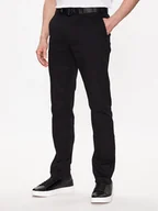 Spodnie męskie - Calvin Klein Chinosy Modern Twill K10K110979 Czarny Slim Fit - miniaturka - grafika 1