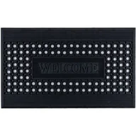 Wycieraczki - Wycieraczka Duty 45 x 75 cm Welcome czarny - miniaturka - grafika 1