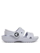 Buty dla dziewczynek - Crocs Sandały Classic Kids Sandal T 207537 Fioletowy - miniaturka - grafika 1