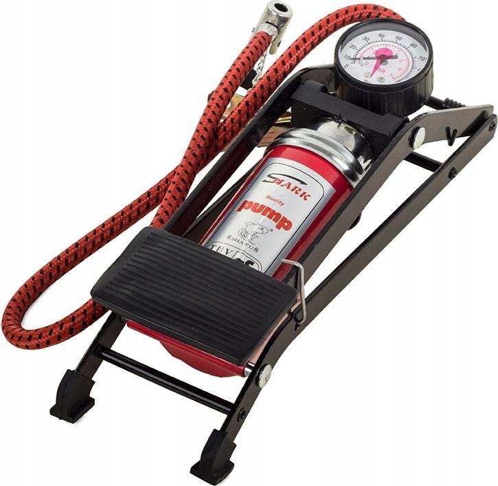 Verk POMPKA NOŻNA SAMOCHODOWA ROWEROWA Z MANOMETREM