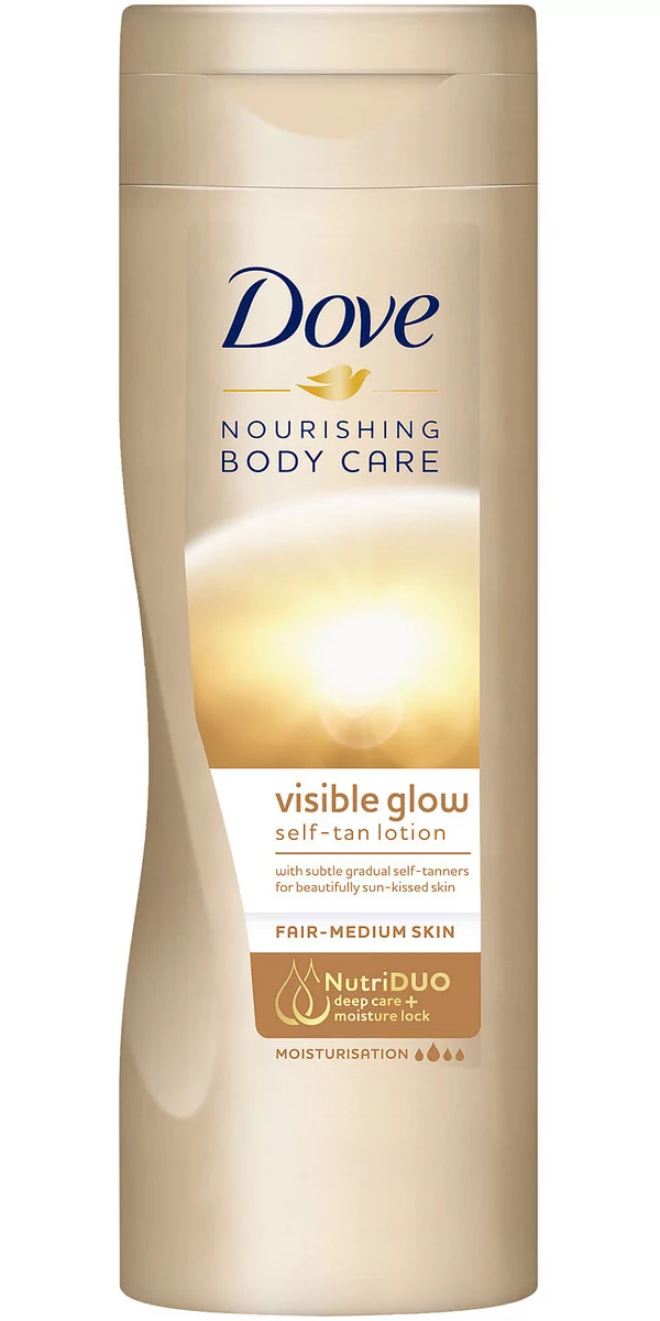 Dove Glow Brązujący balsam do ciała Fair-medium