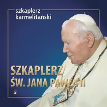 Karmelitów Bosych Szkaplerz św. Jana Pawła II - Religia i religioznawstwo - miniaturka - grafika 1