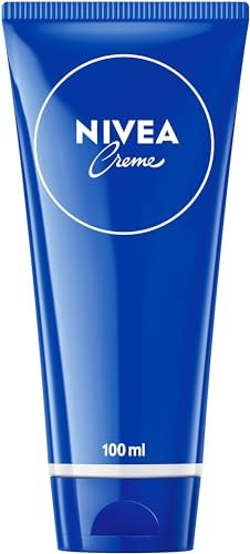NIVEA Krem w tubce uniwersalna pielęgnacja, klasyczny krem nawilżający do wszystkich rodzajów skóry, bogata pielęgnacja skóry z eucerytem pokrewnym (100 ml)
