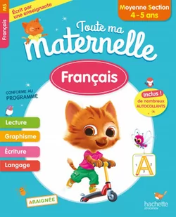 HACHETTE EDUC Toute Ma Maternelle - Français Moyenne Section (4-5 ans) - Pozostałe książki - miniaturka - grafika 2
