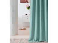 Zasłony - Zasłona Zaciemniająca Laurel - Miętowa 140X260 Taśma - miniaturka - grafika 1