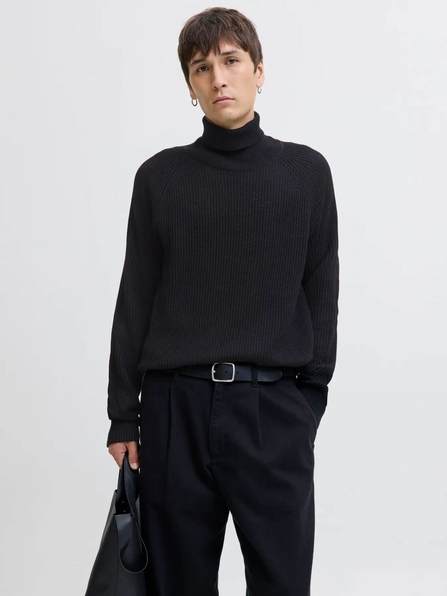 maglie uomo jack and jones 12278918 pannel roll black