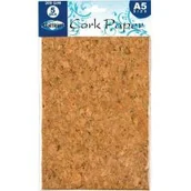Pozostałe akcesoria dla plastyków - Centrum Papier korkowy A5 5szt 80313 - miniaturka - grafika 1