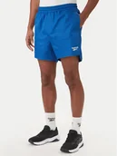 Spodenki męskie - Reebok Szorty sportowe Best RK25557CCM Niebieski Regular Fit - miniaturka - grafika 1