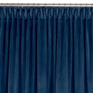 Zasłona VILA kolor indygo styl klasyczny taśma smok transparentna 5 cm velvet 135x245 homede - CURT/HOM/VILA/VELVET/PLEAT/D/50/I - Zasłony - miniaturka - grafika 1