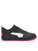 Buty dla chłopców - Puma Sneakersy Rebound Layup Lo Sl Jr 37049013 Czarny - miniaturka - grafika 1