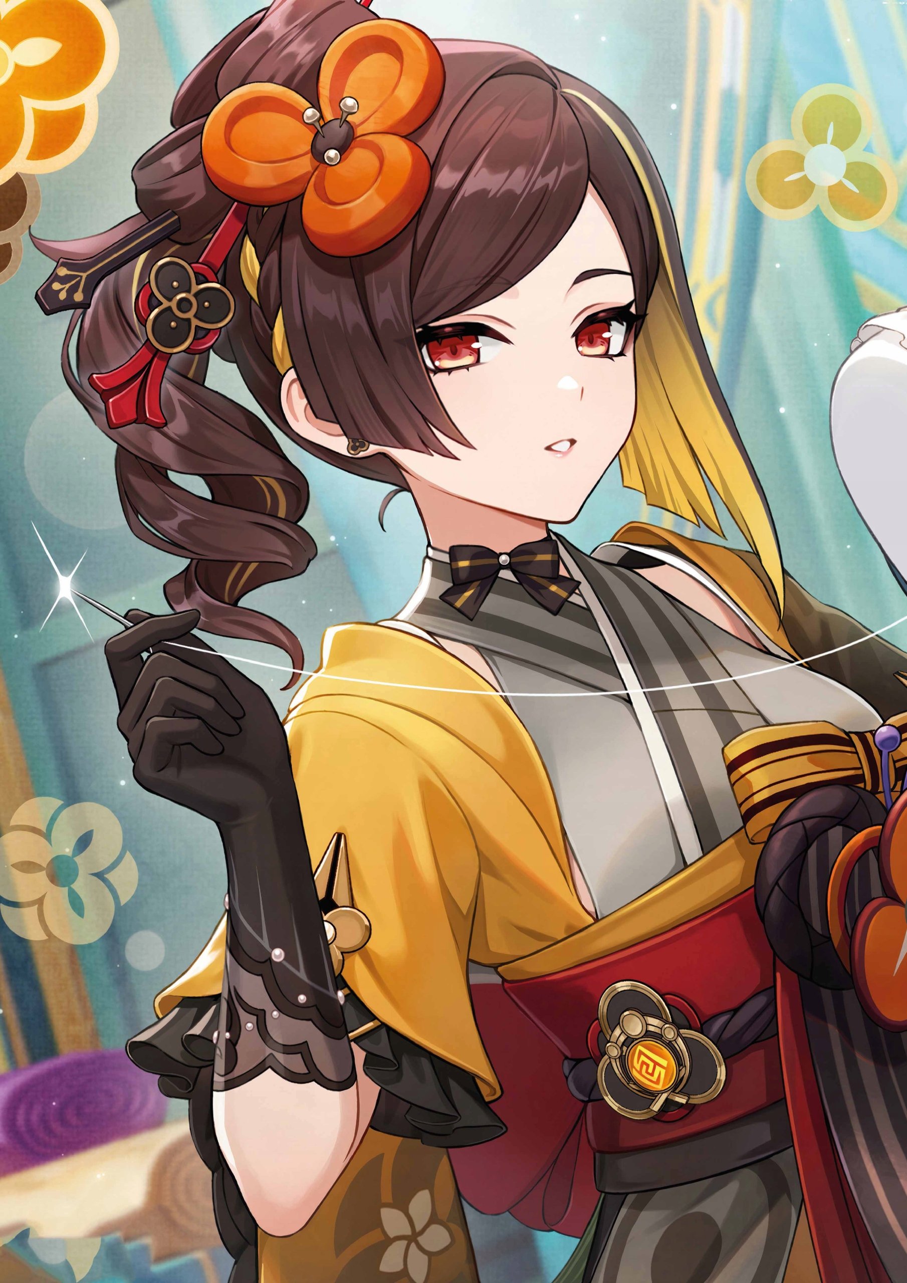 Plakat A3 Genshin Impact Anime Gra Chiori