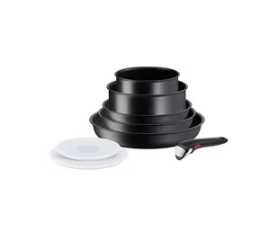 Tefal - Zestaw naczyń kuchennych 8 szt. INGENIO BLACK STONE - Zestawy garnków i patelni - miniaturka - grafika 1
