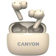 Słuchawki - CANYON OnGo 10 beżowe - miniaturka - grafika 1