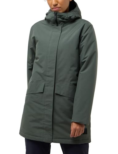 Jack Wolfskin Płaszcz damski Tempelhof W Coat, Slate Green, M