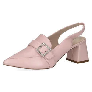 Czółenka bez pięty różowe Gillian  [29604-42-583] - Czółenka - miniaturka - grafika 1