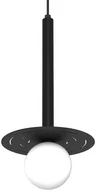 Lampy sufitowe - Lampa wisząca Futura MLP8913 kulista szklana czarna - miniaturka - grafika 1