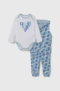 Komplety dla niemowląt - Guess komplet niemowlęcy kolor niebieski - grafika 1