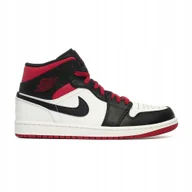 Buty sportowe męskie - Buty sportowe Nike Air Jordan 1 Mid, skórzane wielokolorowe DQ8426-106 45 - miniaturka - grafika 1