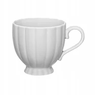 Filiżanki - 19913 Filiżanka porcelanowa Curly 250 ml szara AMBITION - miniaturka - grafika 1